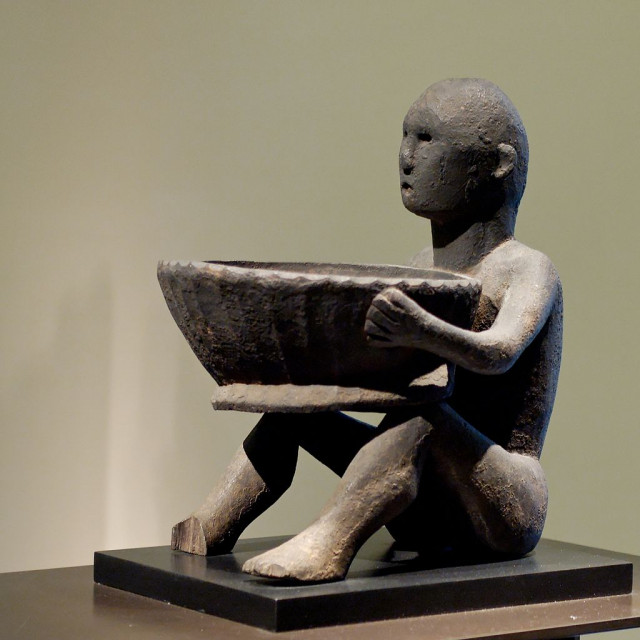 The bulul is an anthropomorphic representation of a rice god carved from wood