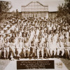 Engr. Eusebius Julius Halsema, Baguio Mayor 1920-1937, Old City Hall in the Background.. Built...