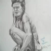 Igorot, Pencil Drawing